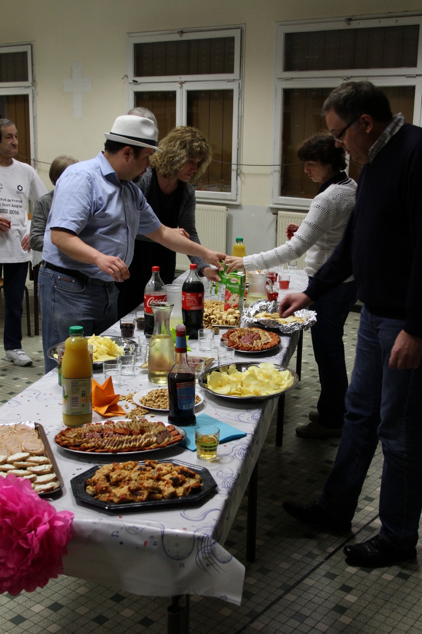 Repas annuel du club 16 avril 2016. 